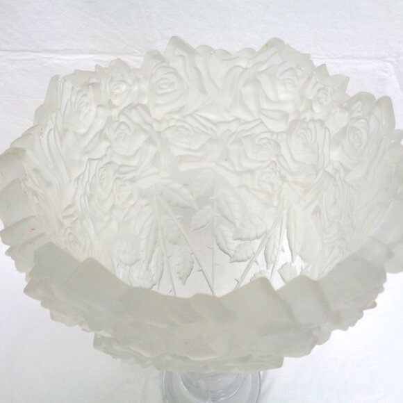 Shannon Ireland Accents Crystal Rose Vase made in Czech Republic - Picture 4 of 6